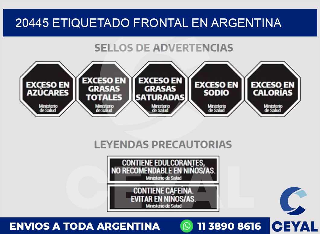 20445 ETIQUETADO FRONTAL EN ARGENTINA