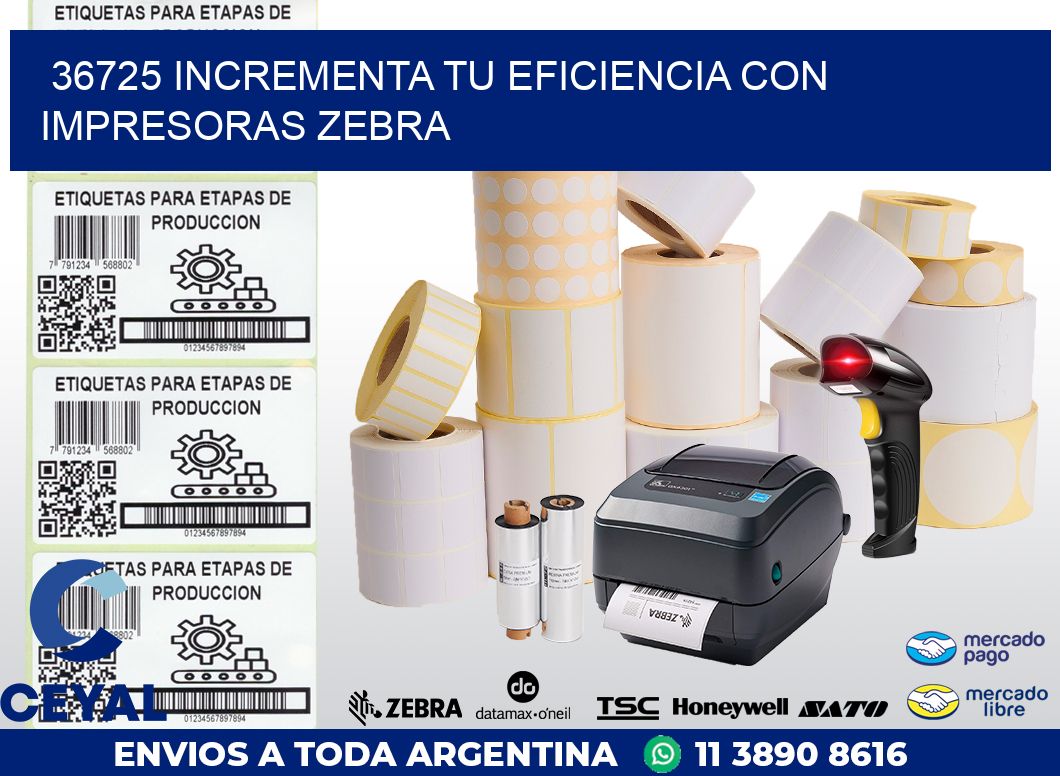 36725 INCREMENTA TU EFICIENCIA CON IMPRESORAS ZEBRA