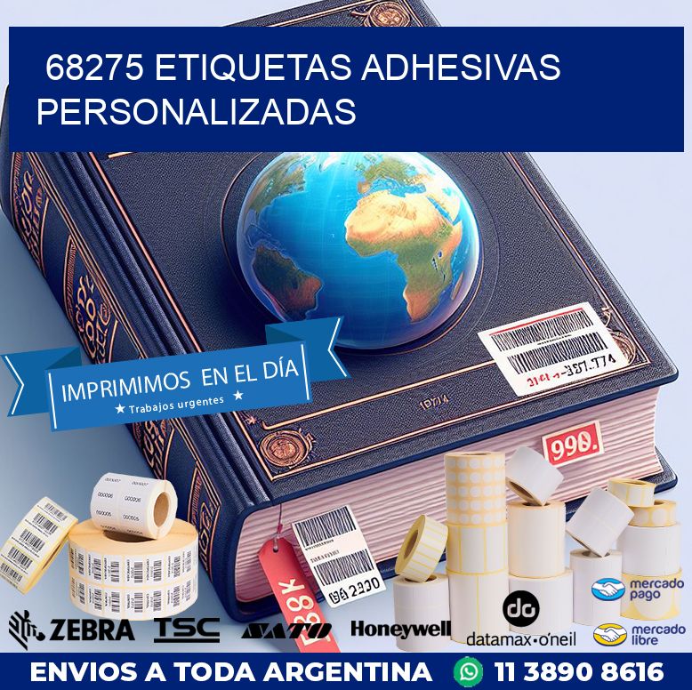 68275 ETIQUETAS ADHESIVAS PERSONALIZADAS