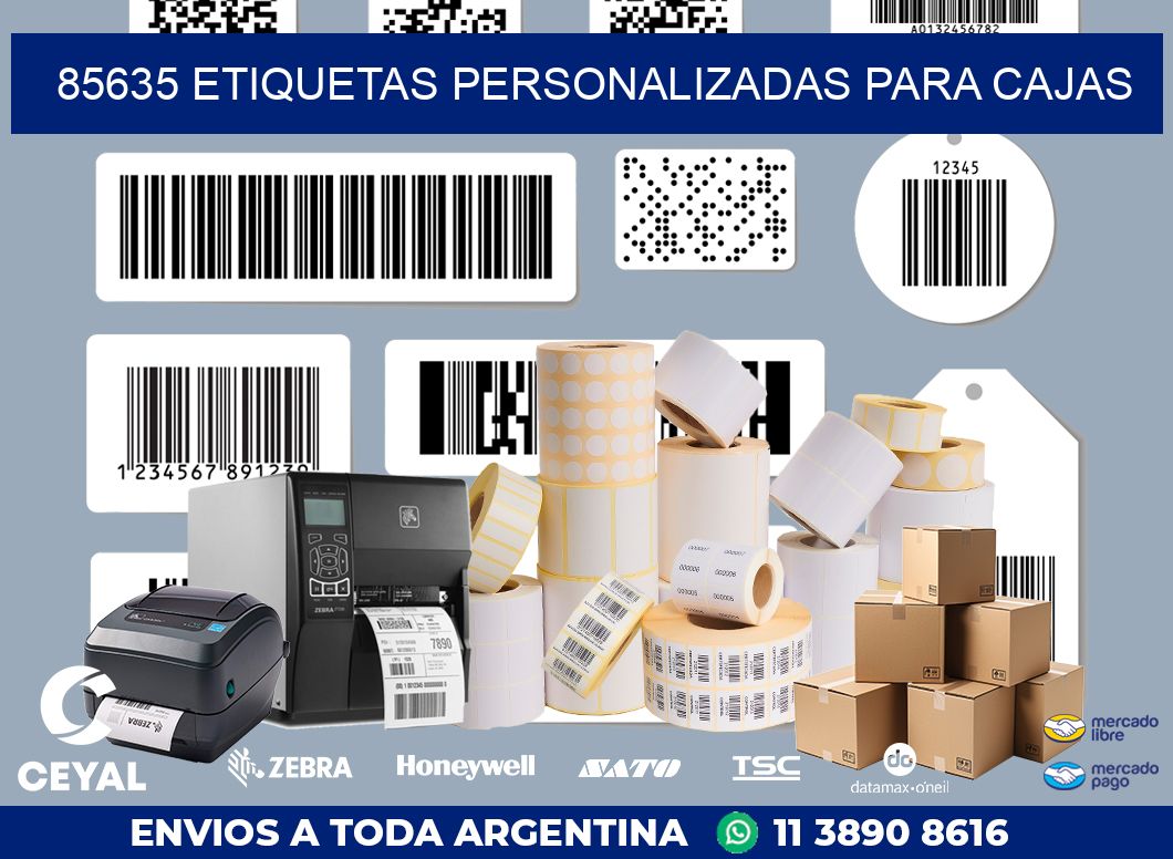 85635 ETIQUETAS PERSONALIZADAS PARA CAJAS