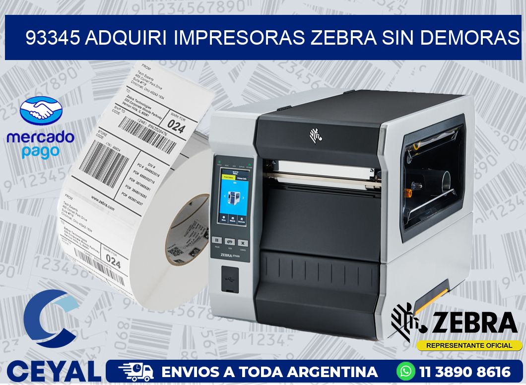 93345 ADQUIRI IMPRESORAS ZEBRA SIN DEMORAS