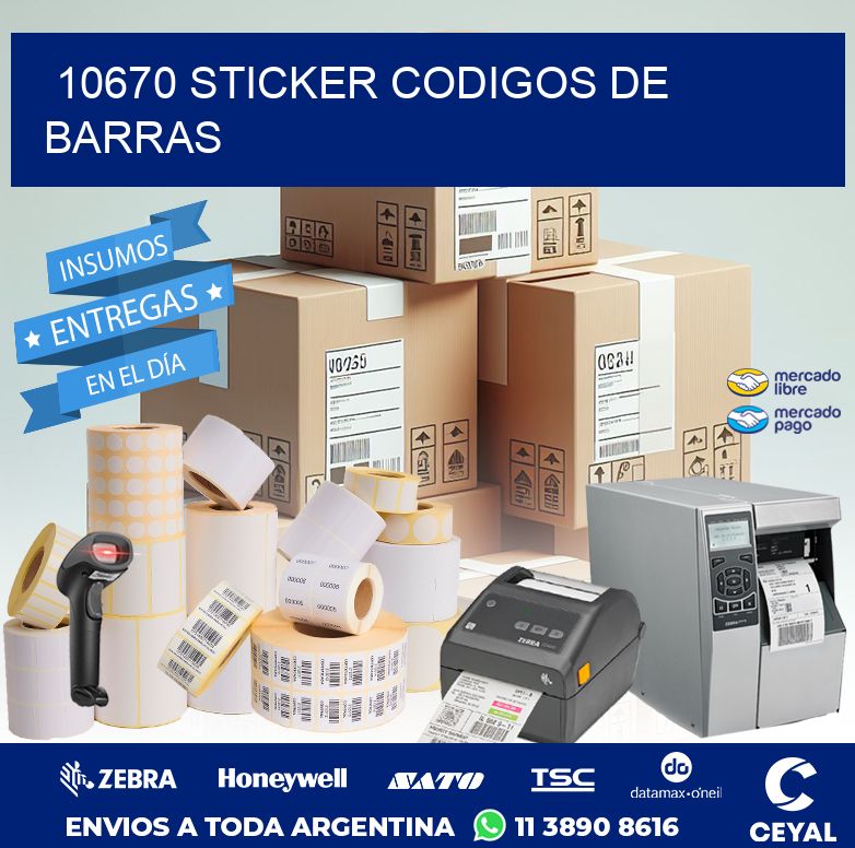 10670 STICKER CODIGOS DE BARRAS