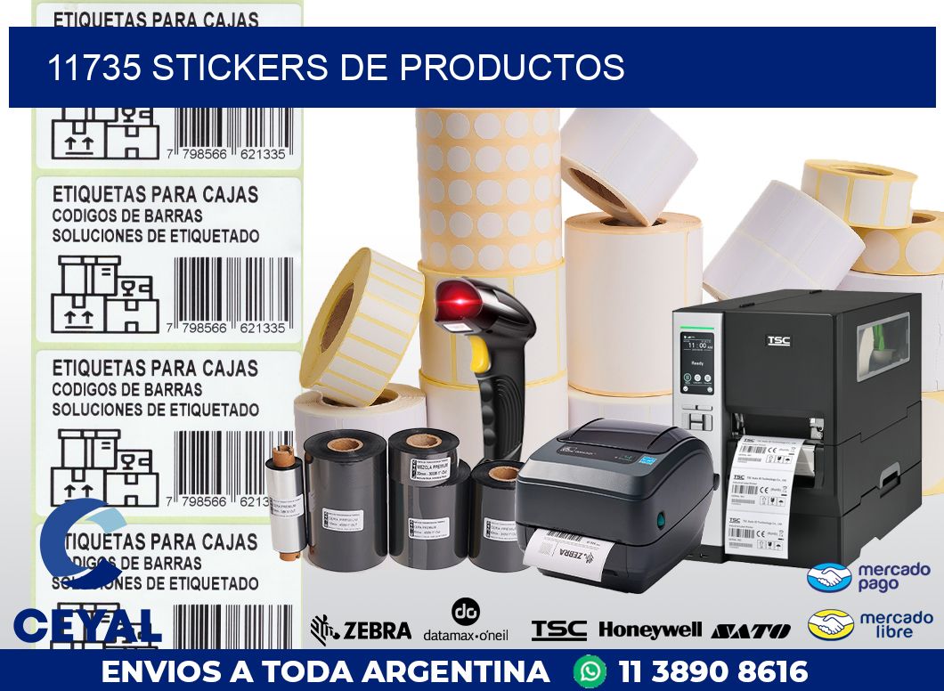 11735 STICKERS DE PRODUCTOS