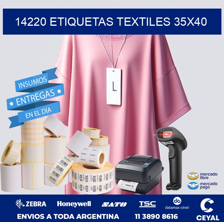 14220 ETIQUETAS TEXTILES 35X40