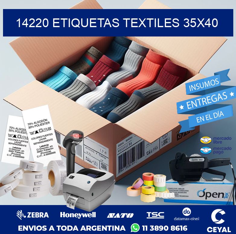 14220 ETIQUETAS TEXTILES 35X40