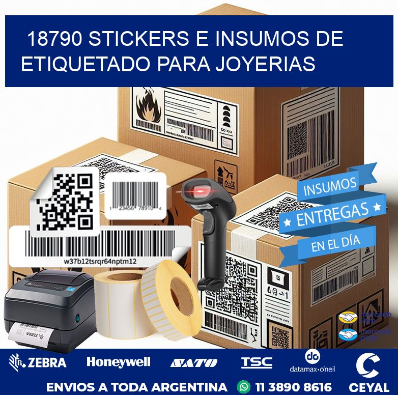 18790 STICKERS E INSUMOS DE ETIQUETADO PARA JOYERIAS