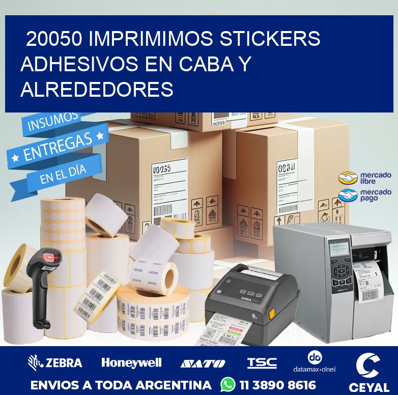 20050 IMPRIMIMOS STICKERS ADHESIVOS EN CABA Y ALREDEDORES