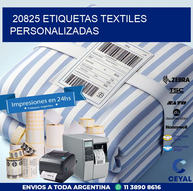 20825 ETIQUETAS TEXTILES PERSONALIZADAS