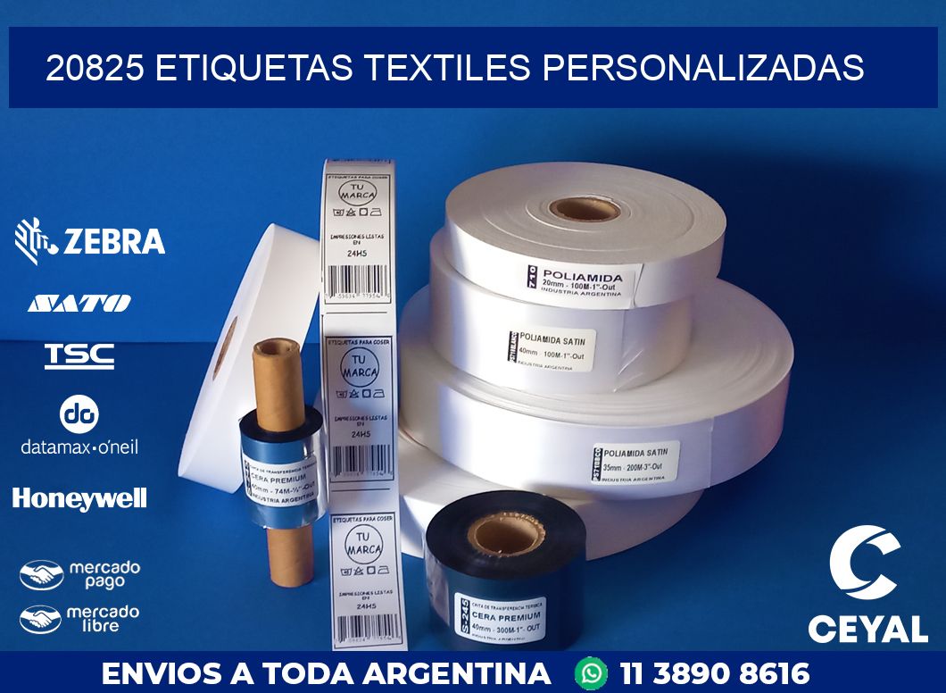 20825 ETIQUETAS TEXTILES PERSONALIZADAS