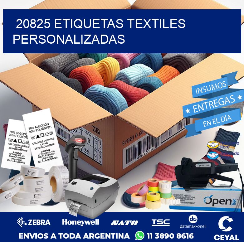 20825 ETIQUETAS TEXTILES PERSONALIZADAS