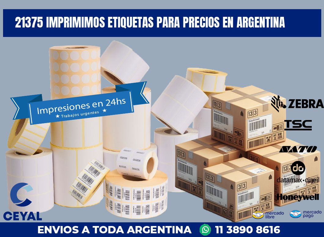 21375 IMPRIMIMOS ETIQUETAS PARA PRECIOS EN ARGENTINA