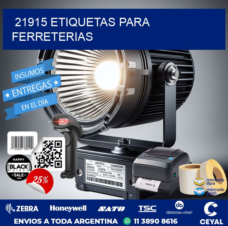21915 ETIQUETAS PARA FERRETERIAS