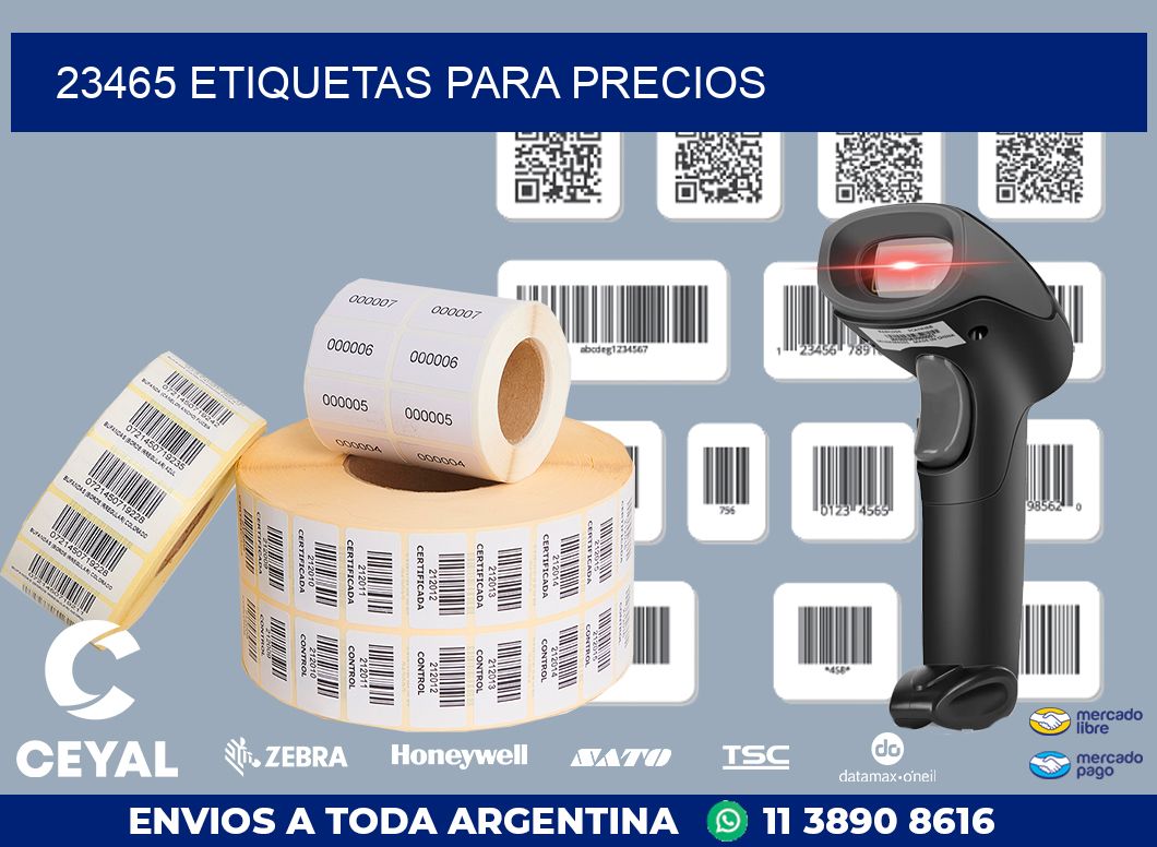 23465 ETIQUETAS PARA PRECIOS