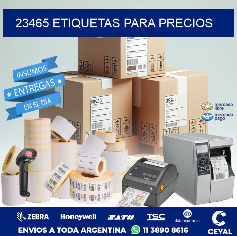 23465 ETIQUETAS PARA PRECIOS