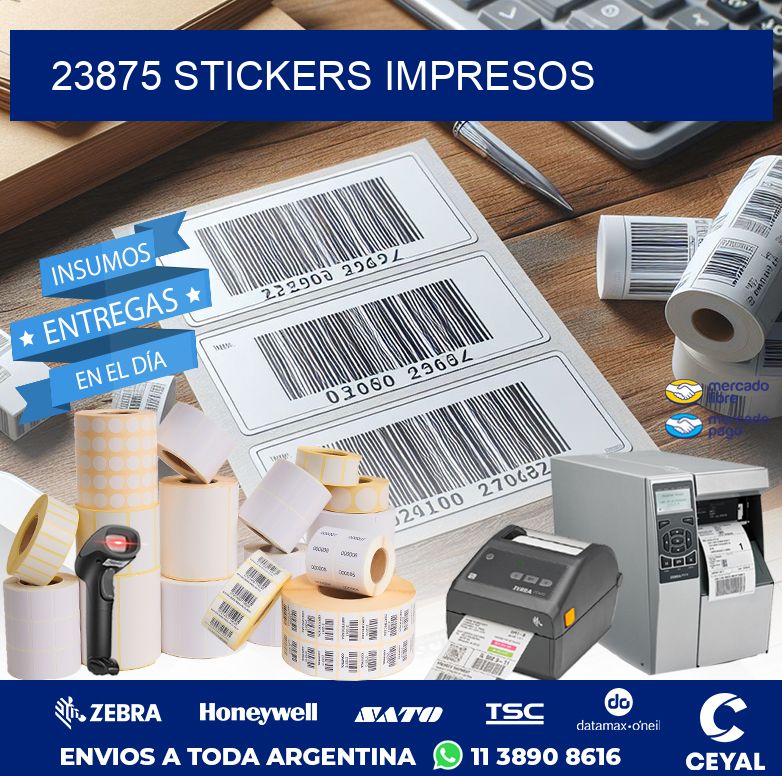 23875 STICKERS IMPRESOS