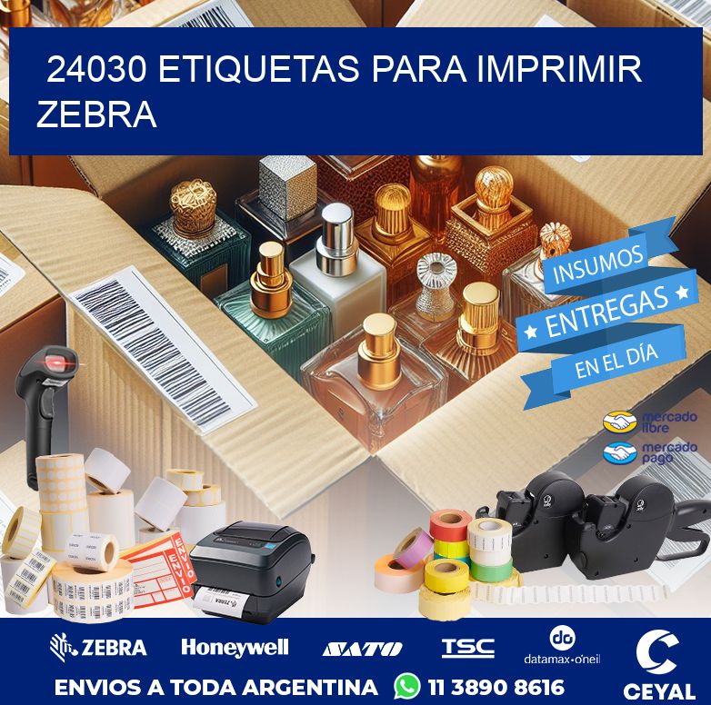 24030 ETIQUETAS PARA IMPRIMIR ZEBRA