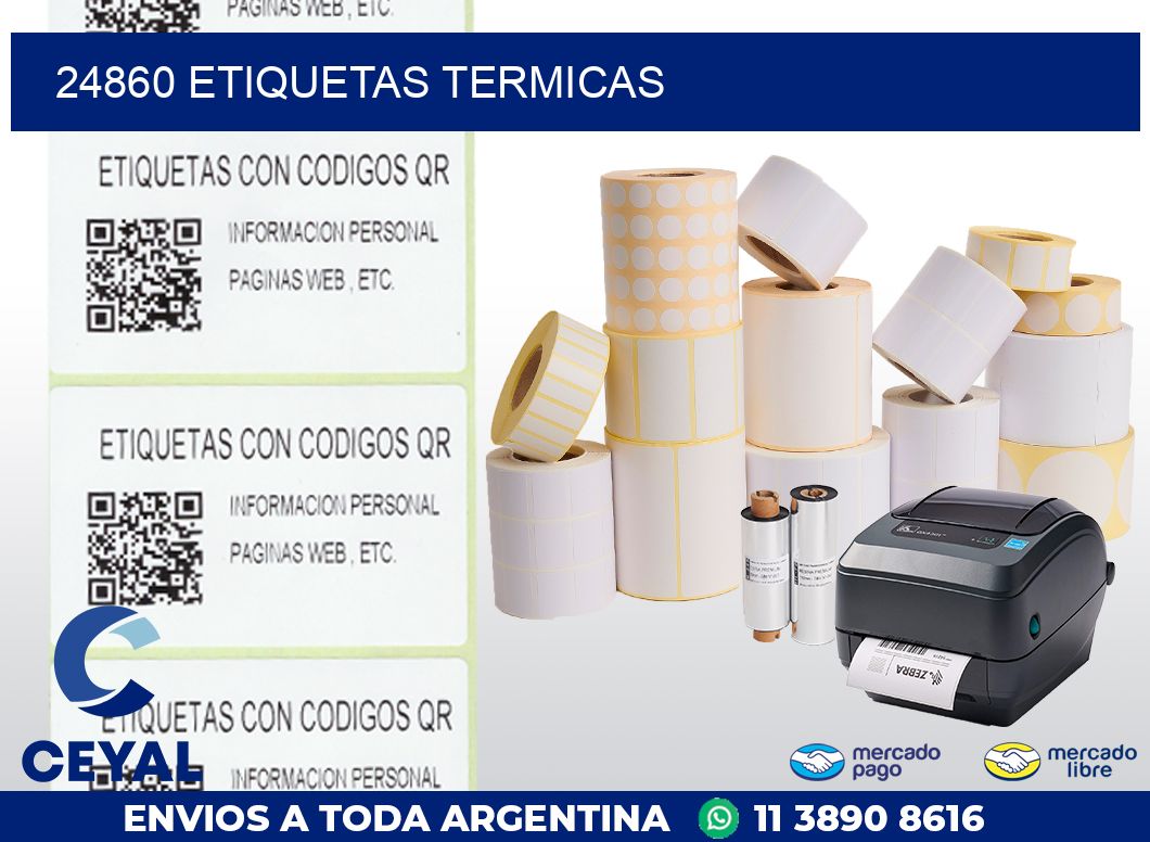 24860 ETIQUETAS TERMICAS