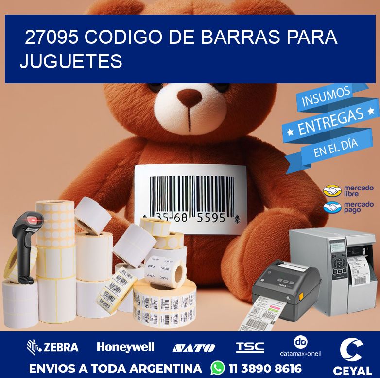 27095 CODIGO DE BARRAS PARA JUGUETES