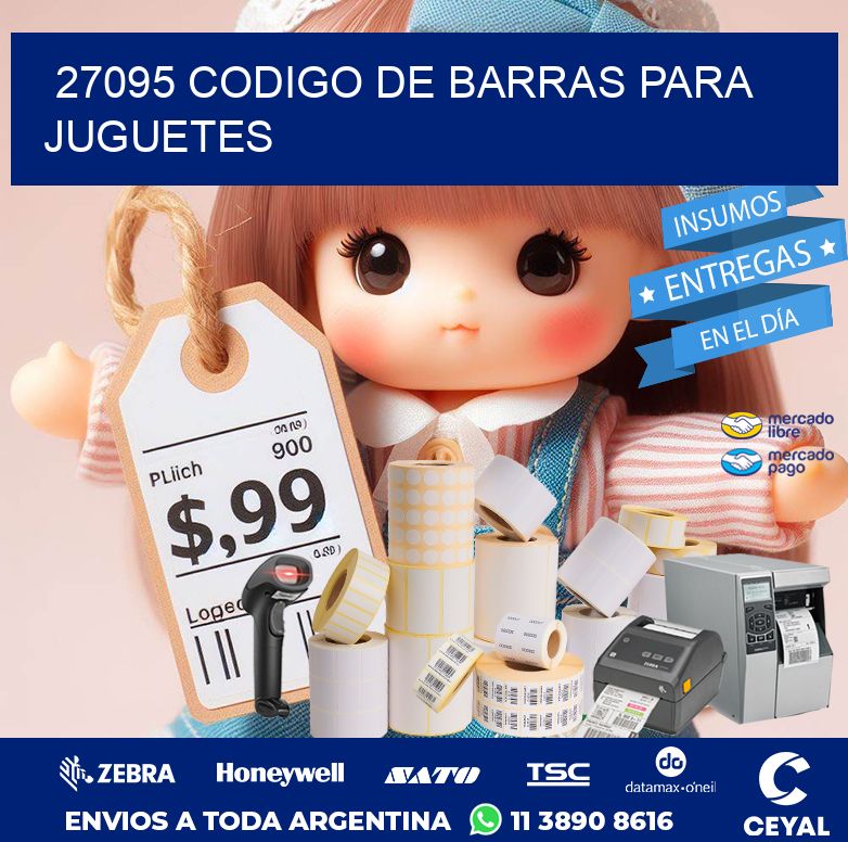 27095 CODIGO DE BARRAS PARA JUGUETES