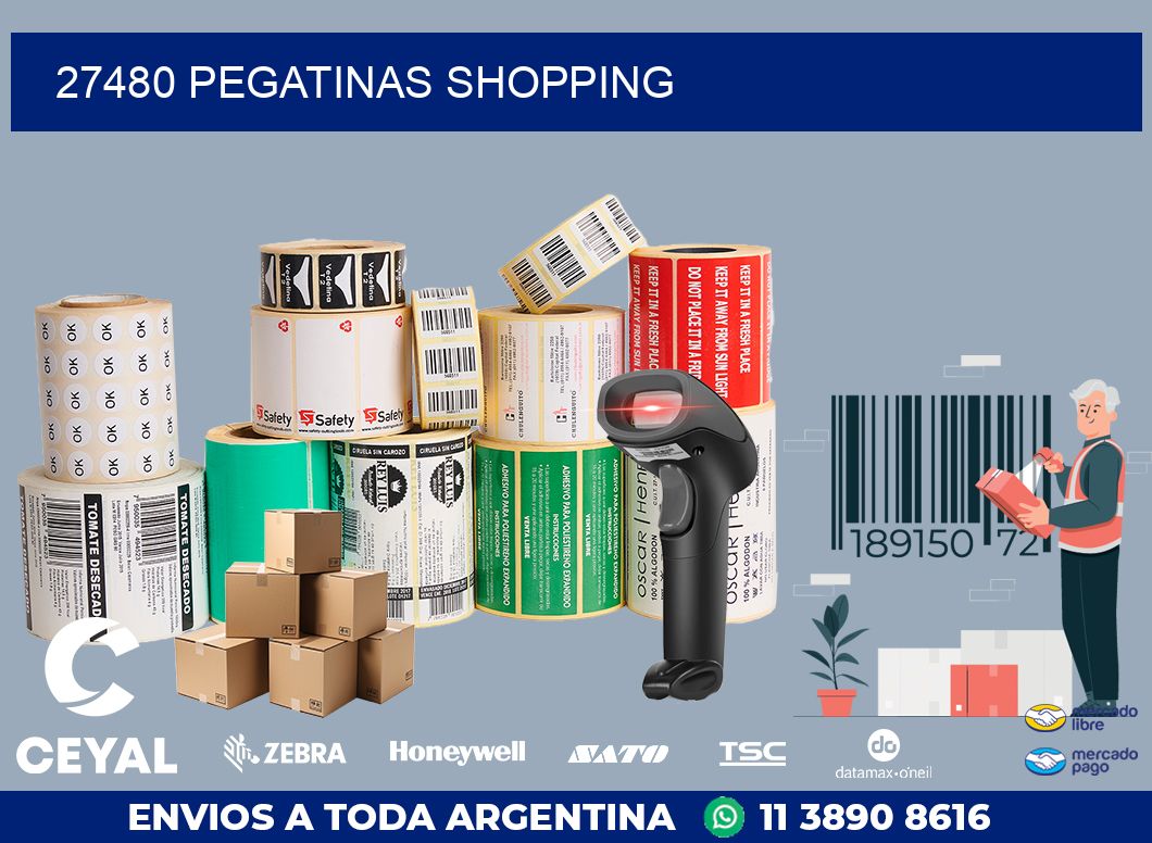 27480 PEGATINAS SHOPPING