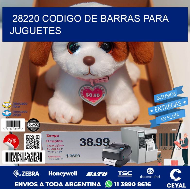 28220 CODIGO DE BARRAS PARA JUGUETES