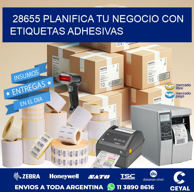 28655 PLANIFICA TU NEGOCIO CON ETIQUETAS ADHESIVAS