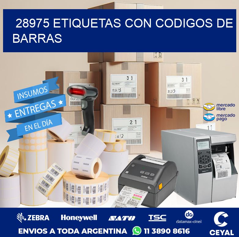 28975 ETIQUETAS CON CODIGOS DE BARRAS