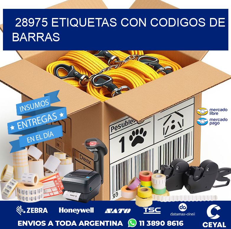 28975 ETIQUETAS CON CODIGOS DE BARRAS
