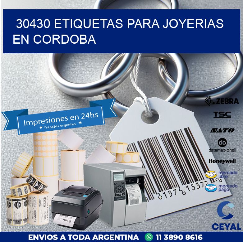 30430 ETIQUETAS PARA JOYERIAS EN CORDOBA