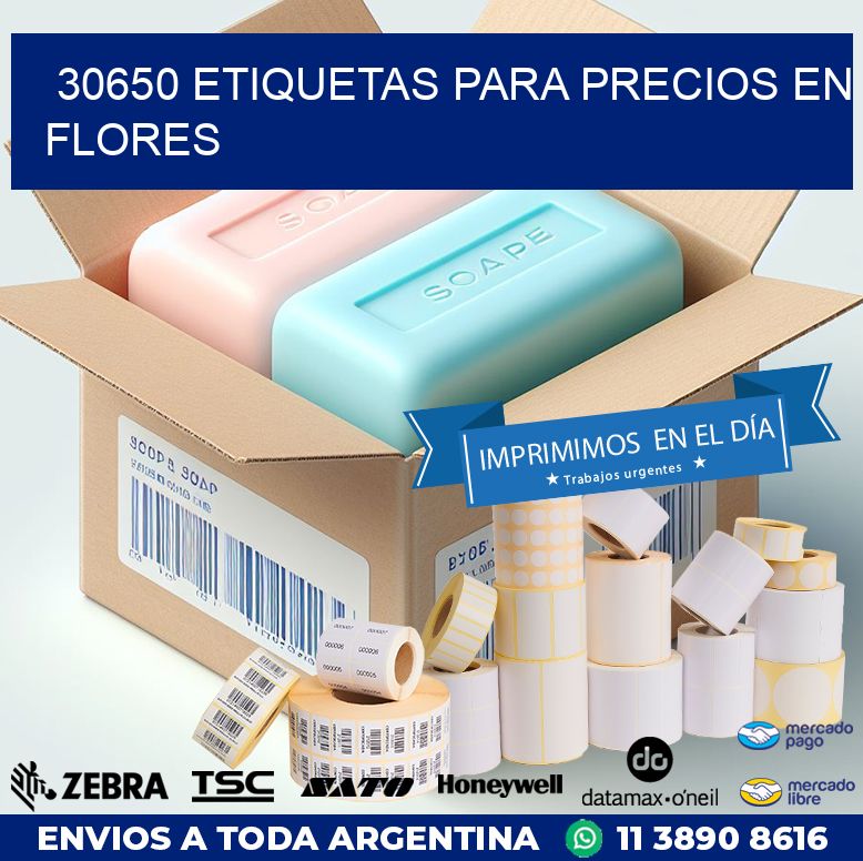 30650 ETIQUETAS PARA PRECIOS EN FLORES