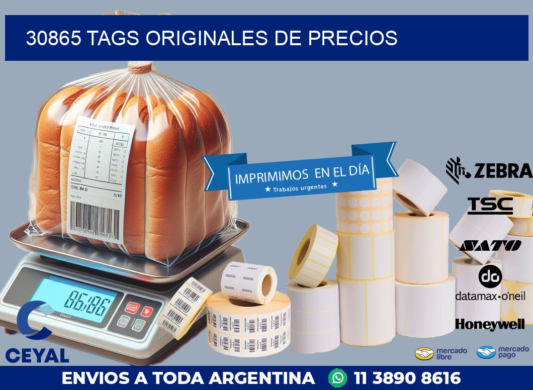 30865 TAGS ORIGINALES DE PRECIOS