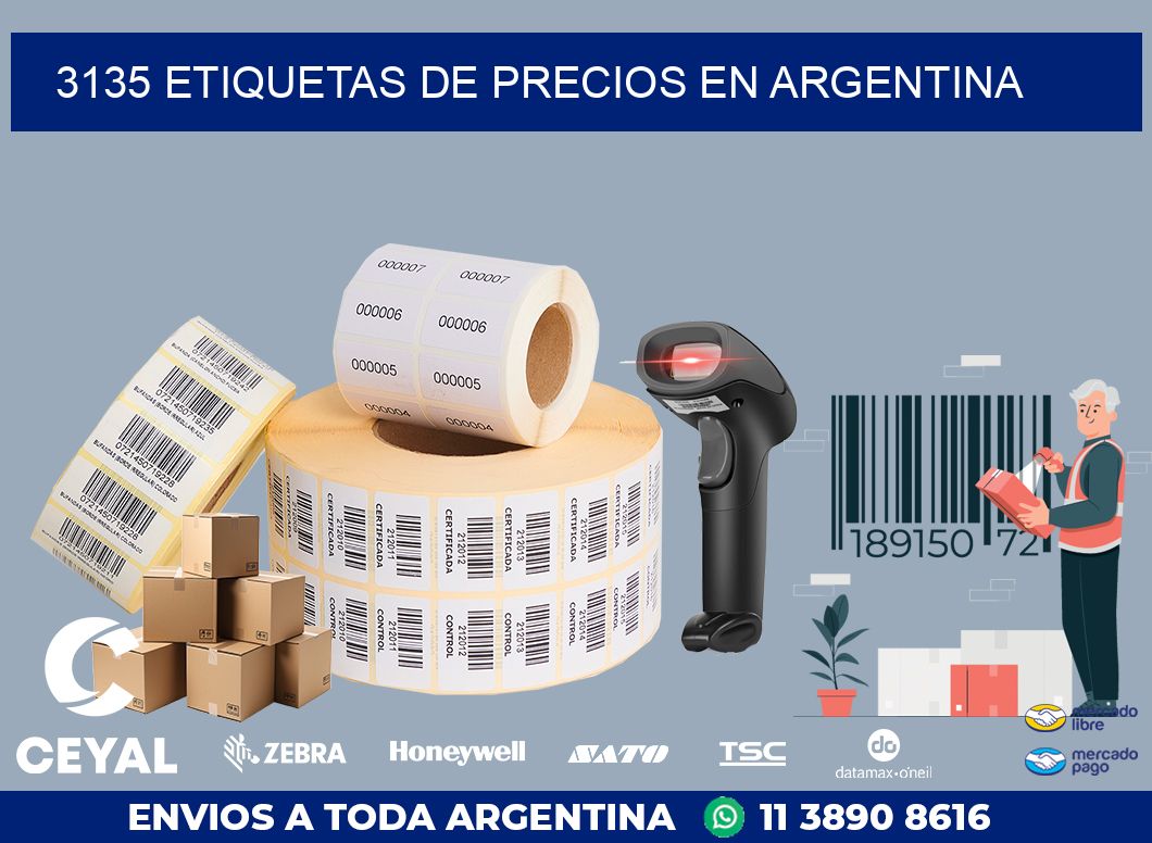 3135 ETIQUETAS DE PRECIOS EN ARGENTINA