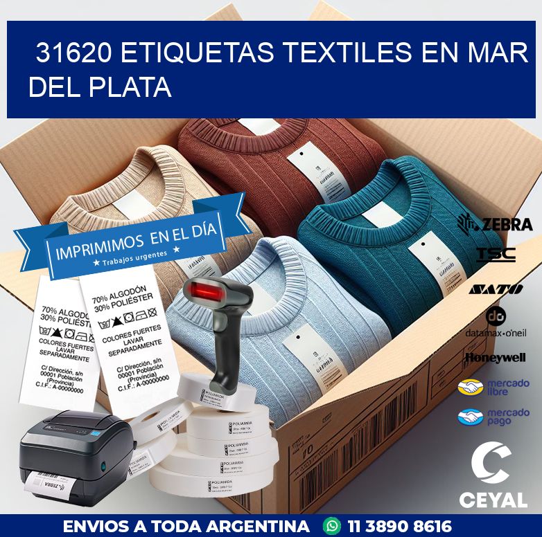 31620 ETIQUETAS TEXTILES EN MAR DEL PLATA