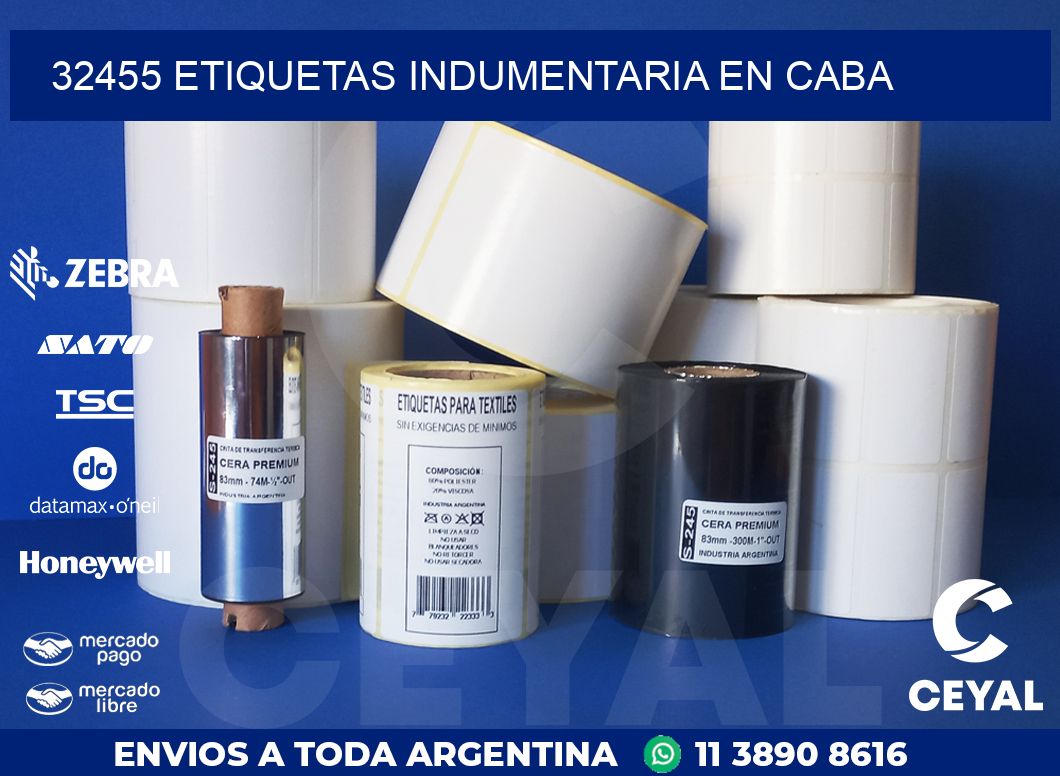 32455 ETIQUETAS INDUMENTARIA EN CABA