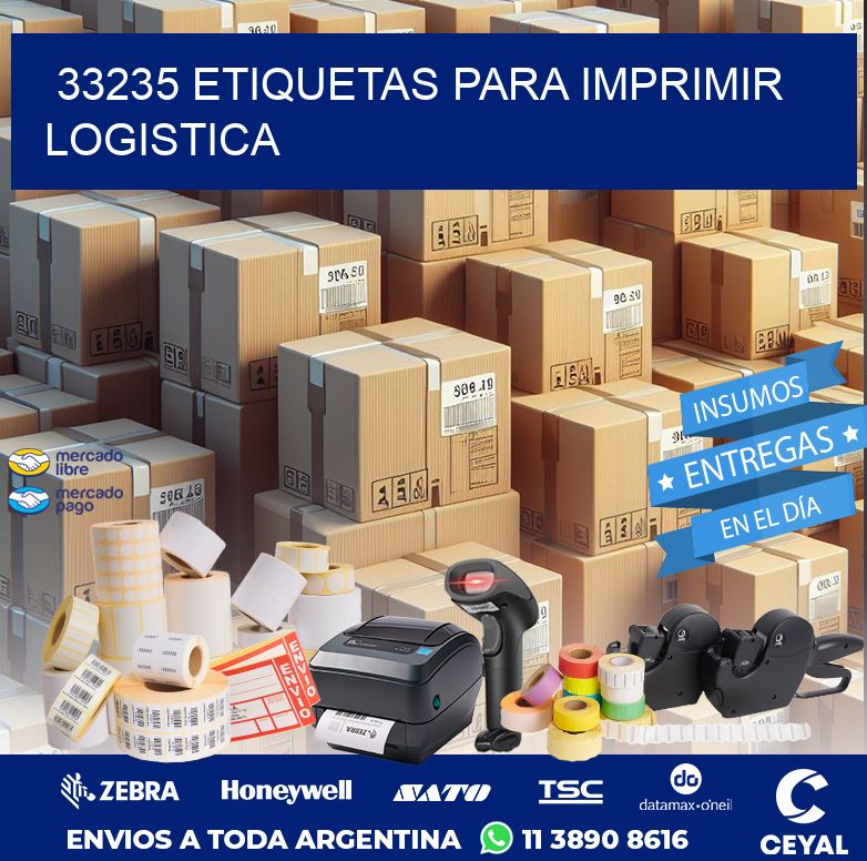 33235 ETIQUETAS PARA IMPRIMIR LOGISTICA