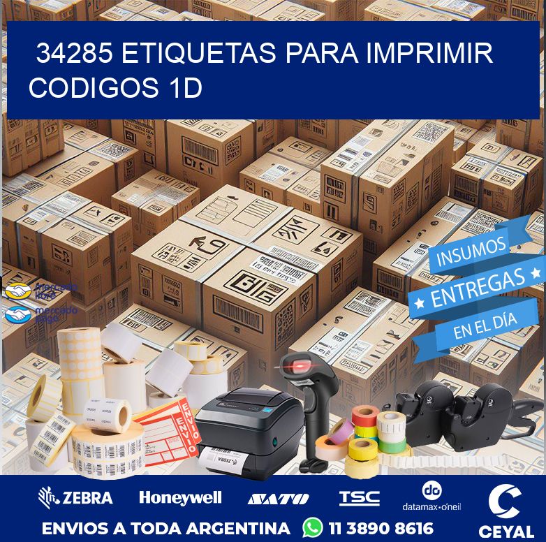 34285 ETIQUETAS PARA IMPRIMIR CODIGOS 1D