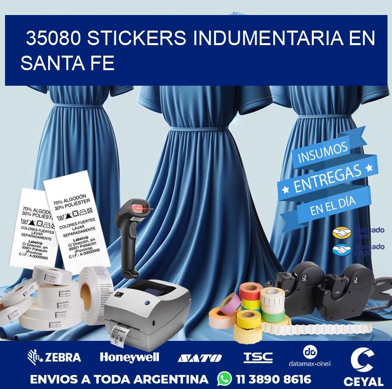 35080 STICKERS INDUMENTARIA EN SANTA FE