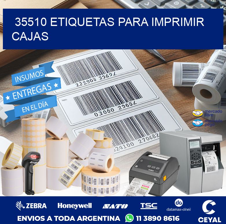 35510 ETIQUETAS PARA IMPRIMIR CAJAS
