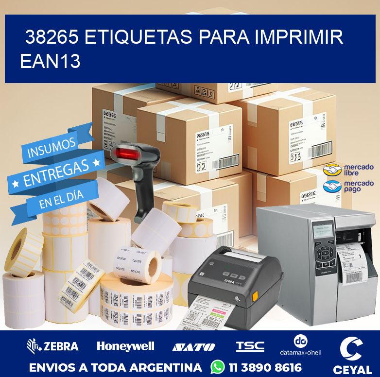 38265 ETIQUETAS PARA IMPRIMIR EAN13