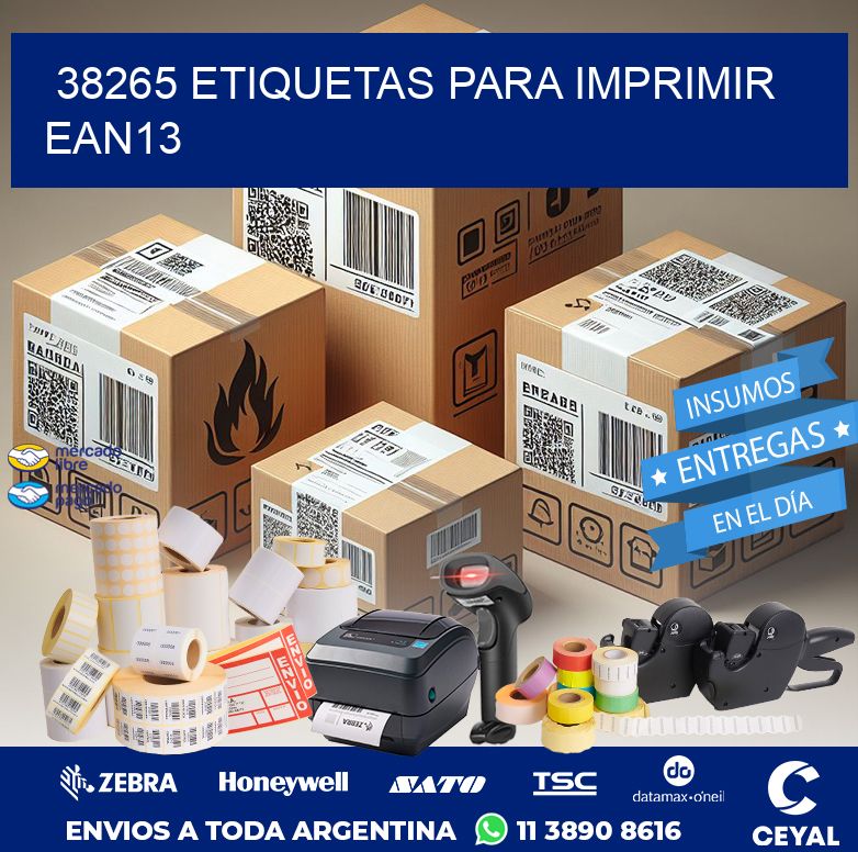 38265 ETIQUETAS PARA IMPRIMIR EAN13