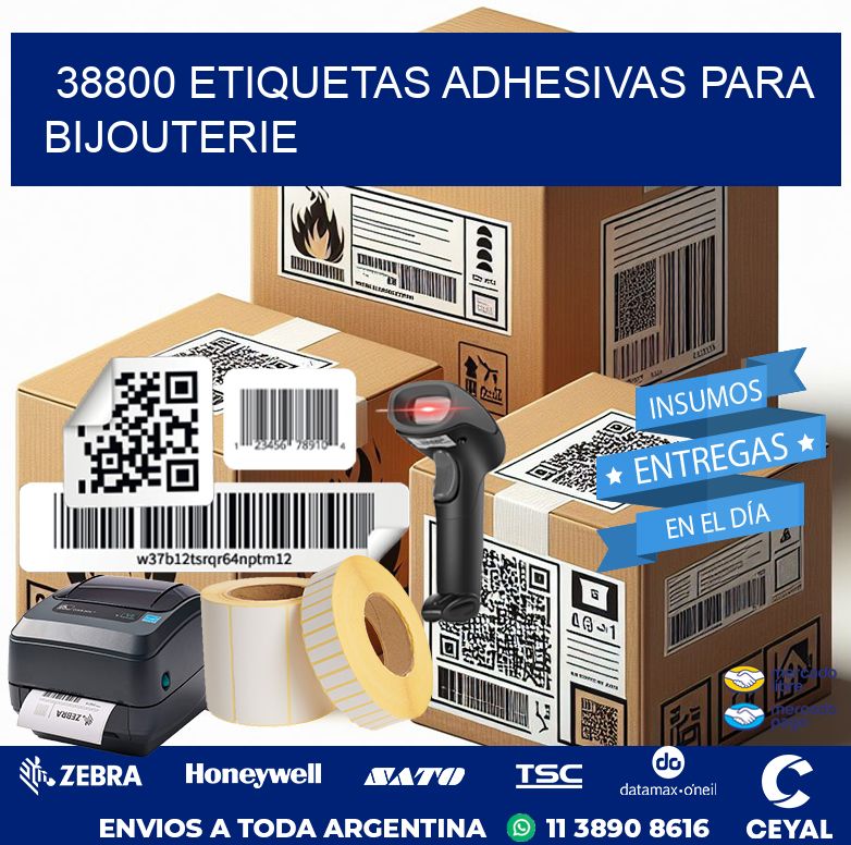 38800 ETIQUETAS ADHESIVAS PARA BIJOUTERIE