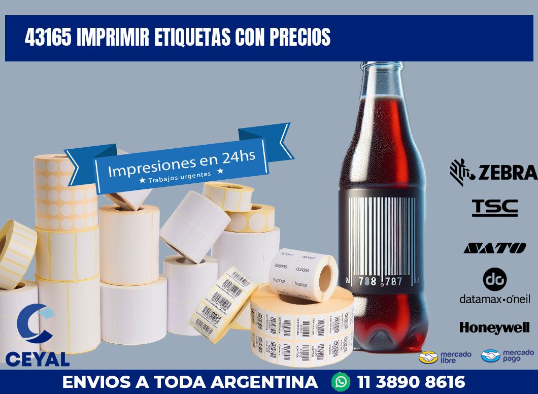 43165 IMPRIMIR ETIQUETAS CON PRECIOS