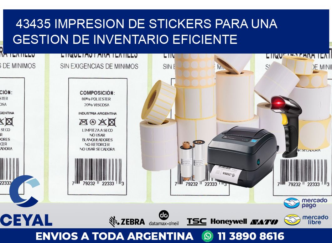 43435 IMPRESION DE STICKERS PARA UNA GESTION DE INVENTARIO EFICIENTE
