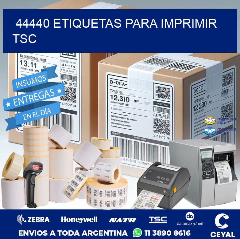 44440 ETIQUETAS PARA IMPRIMIR TSC