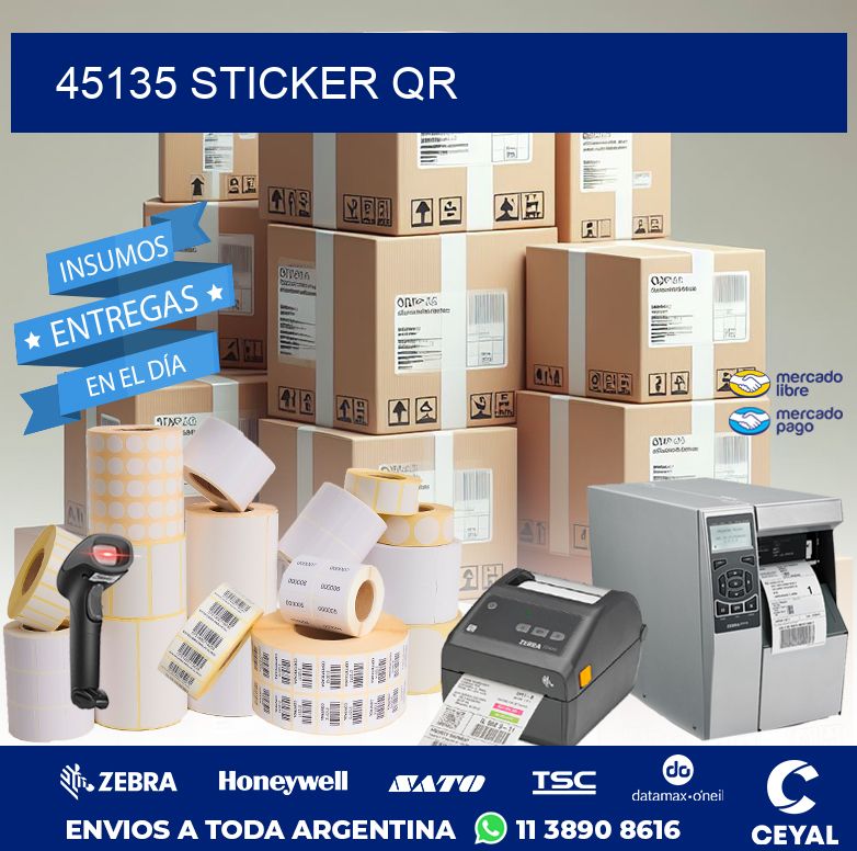 45135 STICKER QR