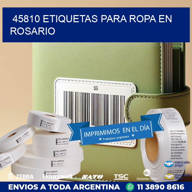 45810 ETIQUETAS PARA ROPA EN ROSARIO