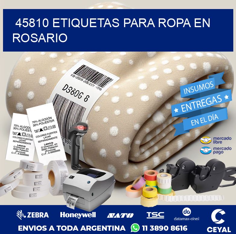 45810 ETIQUETAS PARA ROPA EN ROSARIO
