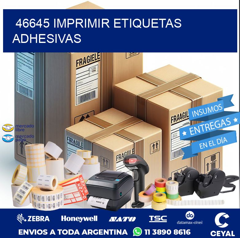 46645 IMPRIMIR ETIQUETAS ADHESIVAS