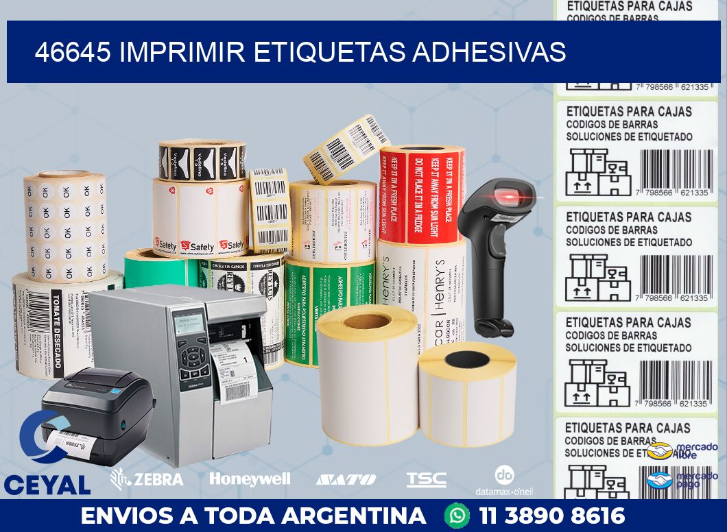 46645 IMPRIMIR ETIQUETAS ADHESIVAS