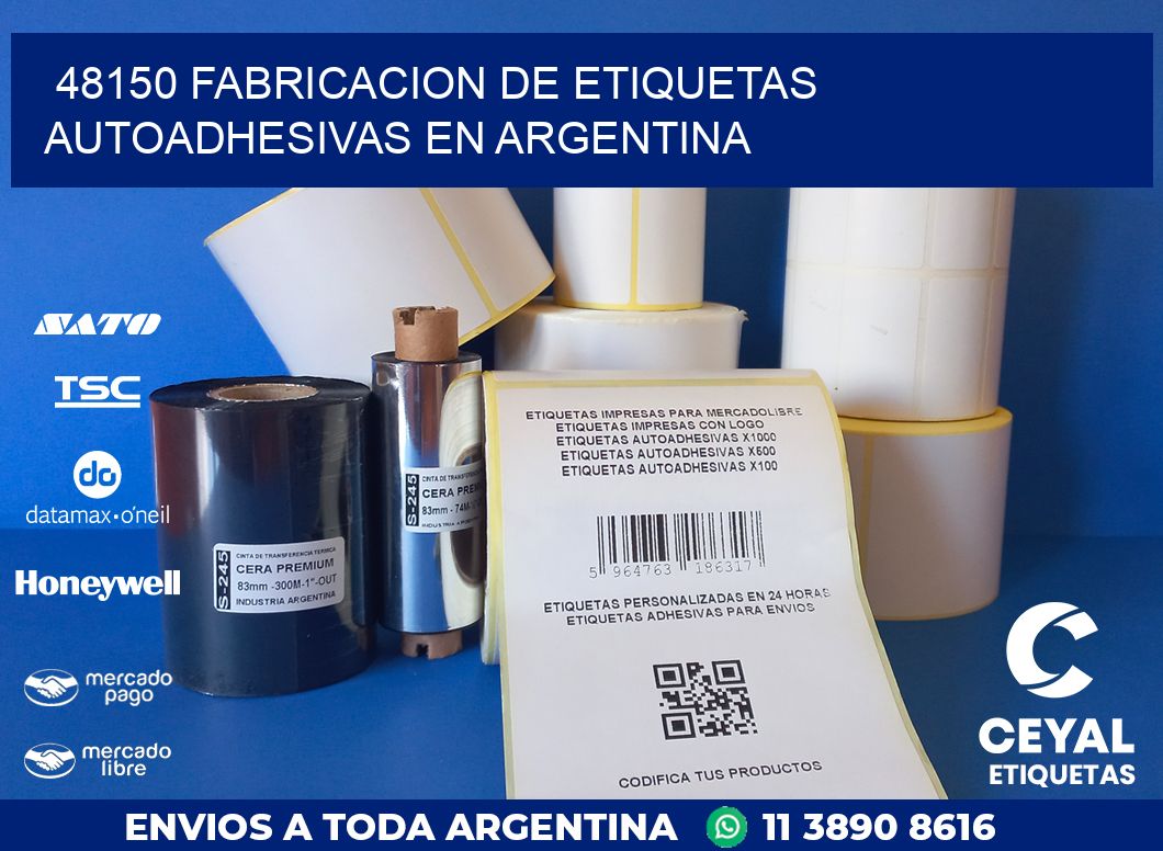 48150 FABRICACION DE ETIQUETAS AUTOADHESIVAS EN ARGENTINA